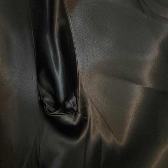 Vtg 90s Womens Black London Fog 100% Wool Overcoat Union Sz 8P - Picture 9 of 11